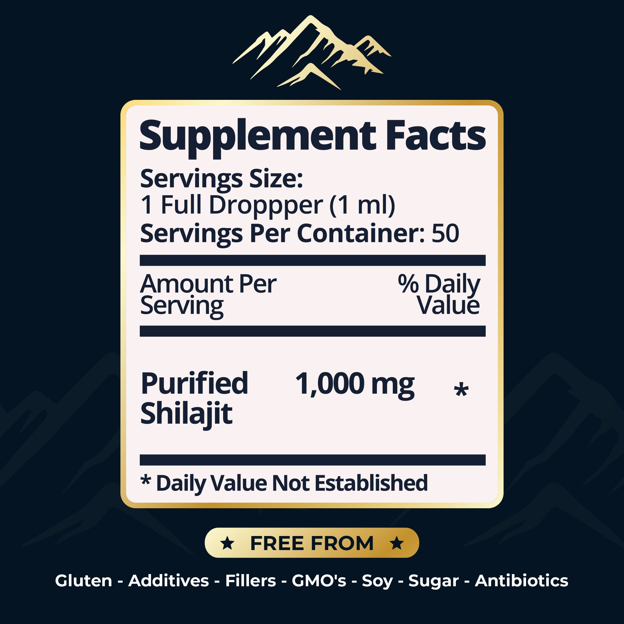 Supplement facts