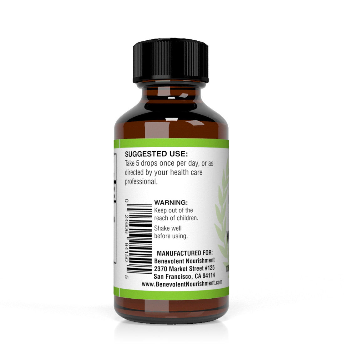 Liquid Vitamin D3 Drops 5000 IU (1 Oz)